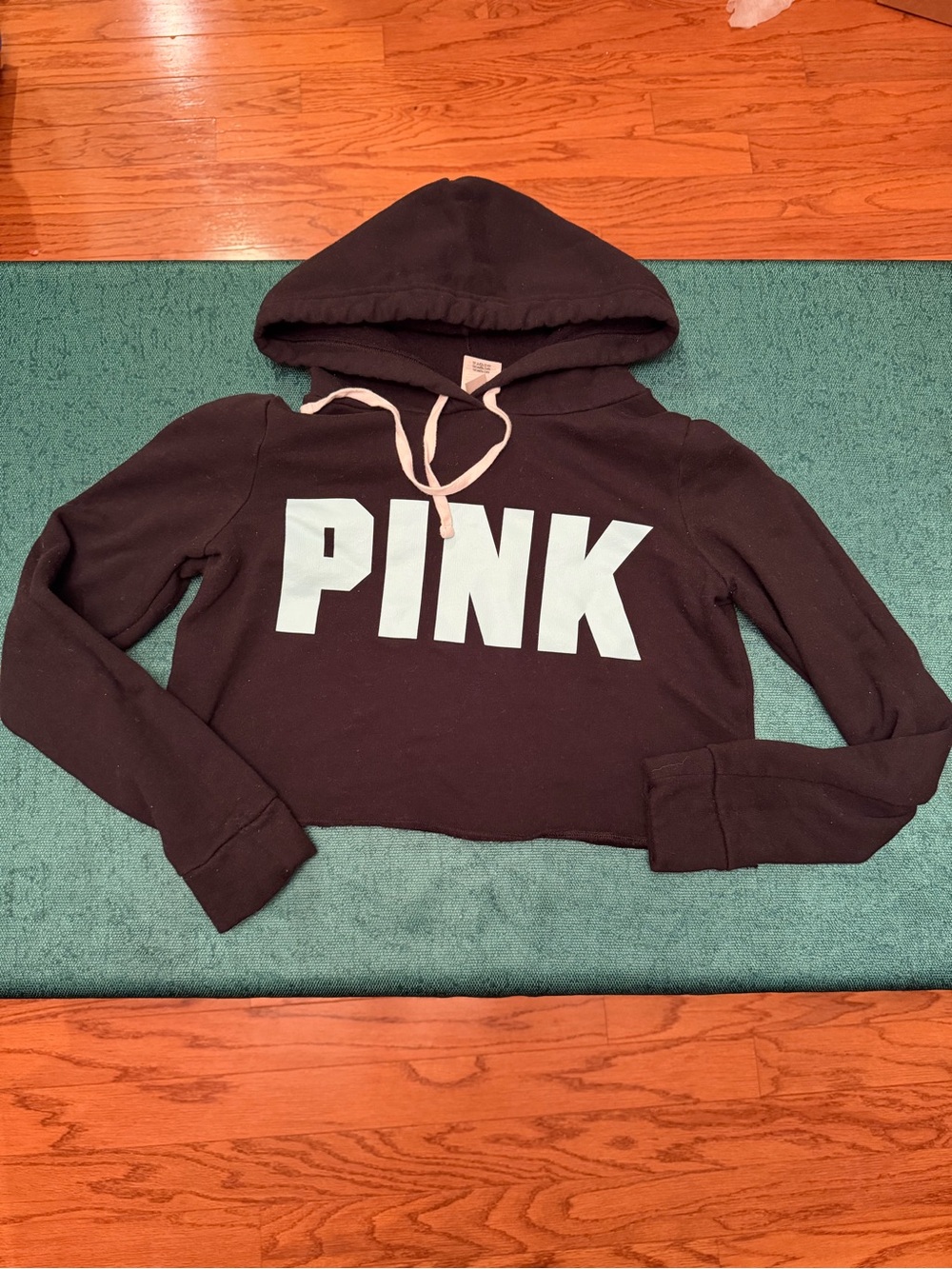 PINK Victoria's Secret Black Athletic Top/Shorts